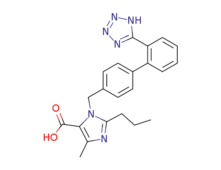 5-Methyl-2-propyl-3-[2'-(1H-tetrazol-5-yl)-biphenyl-4-ylmethyl]-3H-imidazole-4-carboxylic acid
