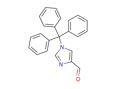 Molecular Structure of 33016-47-6 (1-Tritylimidazole-4-carboxaldehyde)