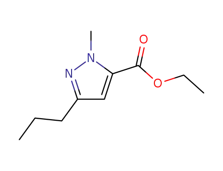 Molecular Structure of 133261-07-1 (1-Methyl-3-propyl-1H-pyrazole-5-carboxylic acid ethyl ester)