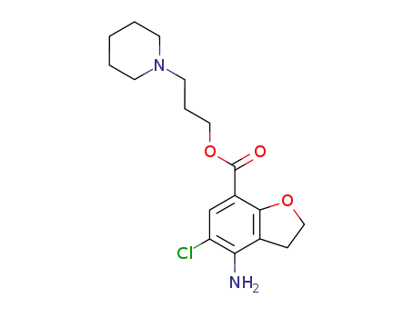 4-Amino-5-chloro-2,3-dihydro-benzofuran-7-carboxylic acid 3-piperidin-1-yl-propyl ester