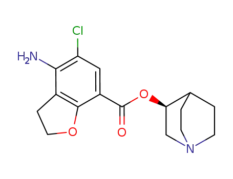4-Amino-5-chloro-2,3-dihydro-benzofuran-7-carboxylic acid (S)-(1-aza-bicyclo[2.2.2]oct-3-yl) ester