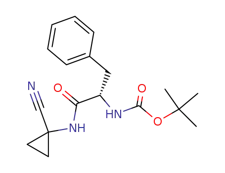 (S)-tert-butyl (1-((1-cyanocyclopropyl)amino)-1-oxo-3-phenylpropan-2-yl)carbamate