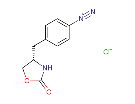 4-((S)-2-Oxo-oxazolidin-4-ylmethyl)-benzenediazonium; chloride