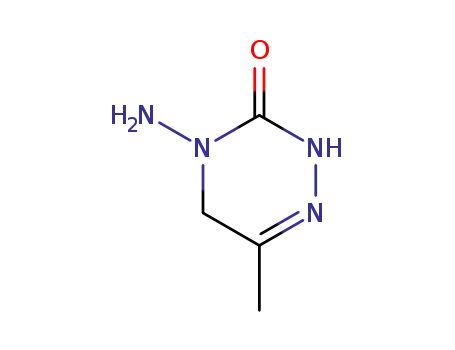 Molecular Structure of 123313-07-5 (1,2,4-Triazin-3(2H)-one, 4-amino-4,5-dihydro-6-methyl-)