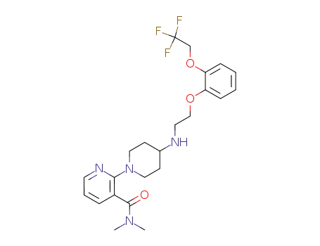 4-{2-[2-(2,2,2-Trifluoro-ethoxy)-phenoxy]-ethylamino}-3,4,5,6-tetrahydro-2H-[1,2']bipyridinyl-3'-carboxylic acid dimethylamide