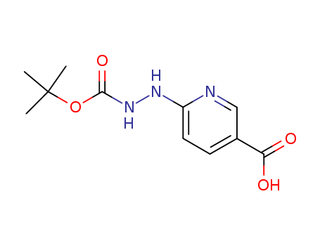 6-[2-(tert-Butoxycarbonyl)hydrazinyl]nicotinic acid