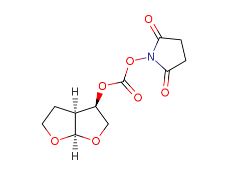 Carbonic acid 2,5-dioxo-1-pyrrolidinyl [(3R,3aS,6aR)-hexahydrofuro[2,3-b]furan-3-yl] ester(253265-97-3)