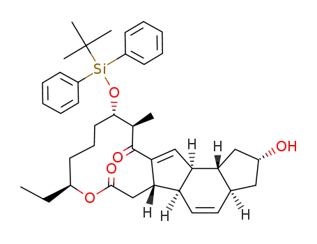 (2R,3S,3aR,5aS,7R,8aR,8bS)-2-[(2R,3S,7S)-3-(tert-butyldiphenylsiloxy)-7-hydroxy-2-methylnonanoyl]-1,2,3,3a,5a,6,7,8,8a,8b-decahydro-7-hydroxy-as-indacene-3-acetic acid κ-lactone