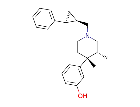 3-[(3R,4R)-3,4-Dimethyl-1-((1R,2S)-2-phenyl-cyclopropylmethyl)-piperidin-4-yl]-phenol
