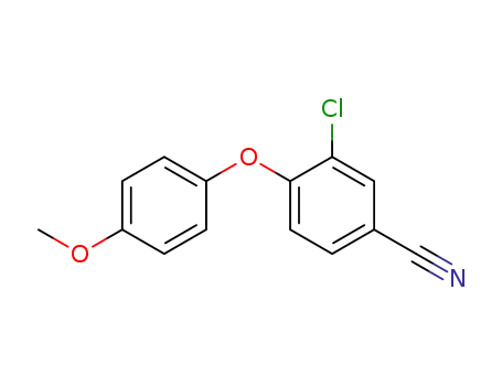 3-chloro-4-(4-methoxyphenoxy)benzonitrile
