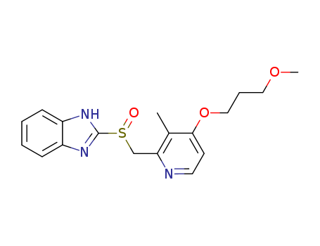 1H-Benzimidazole,2-[[[4-(3-methoxypropoxy)-3-methyl-2-pyridinyl]methyl]sulfinyl]-(117976-89-3)