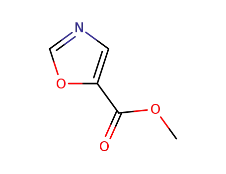 Molecular Structure of 121432-12-0 (Methyl 5-oxazolecarboxylate)