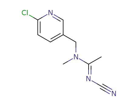 Molecular Structure of 135410-20-7 (Acetamiprid)
