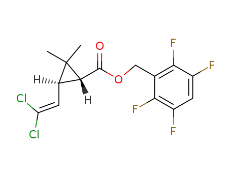 Molecular Structure of 118712-89-3 (Transfluthrin)