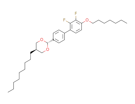 2-(2',3'-difluoro-4'-heptyloxy-biphenyl-4-yl)-5-nonyl-[1,3]dioxane
