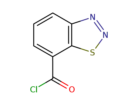 Molecular Structure of 124371-49-9 (1,2,3-Benzothiadiazole-7-carbonyl chloride (9CI))