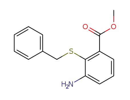 Methyl 3-amino-2-benzylthiobenzoate