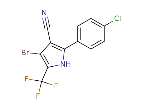 4-Bromo-2-(4-chlorophenyl)-5-(trifluoromethyl)-1H-pyrrole-3-carbonitrile