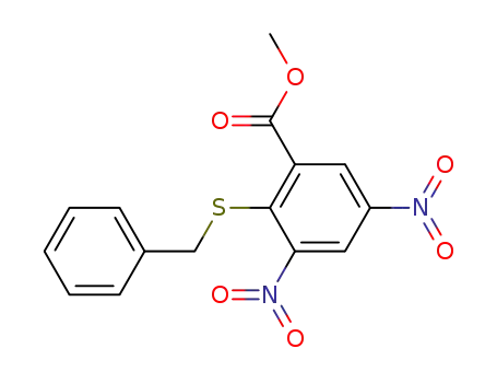 methyl 2-(phenylmethylsulfanyl)-3,5-dinitrobenzenecarboxylate