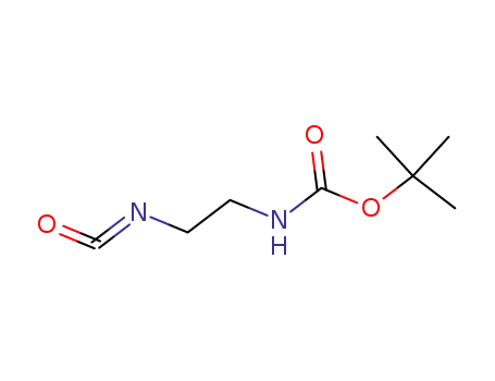 Molecular Structure of 284049-22-5 (Carbamic acid, (2-isocyanatoethyl)-, 1,1-dimethylethyl ester (9CI))