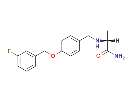 Propanamide,2-[[[4-[(3-fluorophenyl)methoxy]phenyl]methyl]amino]-, (2R)-