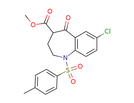 methyl 7-chloro-5-oxo-1-p-toluenesulfonyl-2,3,4,5-tetrahydro-1H-1-benzazepine-4-carboxylate