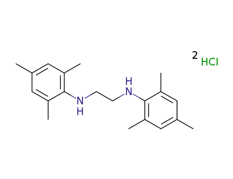 Molecular Structure of 258278-23-8 (N,N'-bis(2,4,6-trimethylphenyl)ethane-1,2-diamine,dihydrochloride)