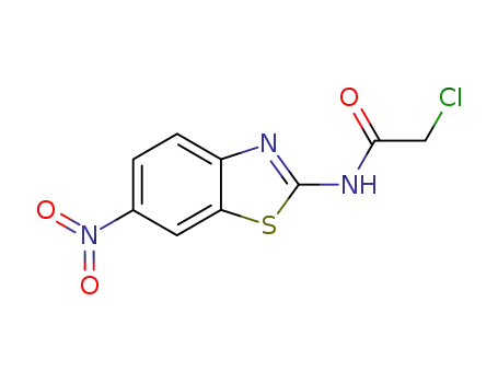 2-chloro-N-(6-nitro-1,3-benzothiazol-2-yl)acetamide