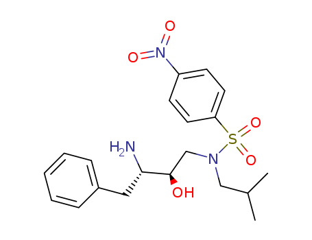 BENZENESULFONAMIDE,N-[(2R,3S)-3-AMINO-2-HYDROXY-4-PHENYLBUTYL]-N-(2-METHYLPROPYL)-4-NITRO-