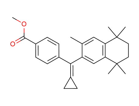4-[cyclopropylidene-(3,5,5,8,8-pentamethyl-5,6,7,8-tetrahydro-naphthalen-2-yl)-methyl]-benzoic acid methyl ester