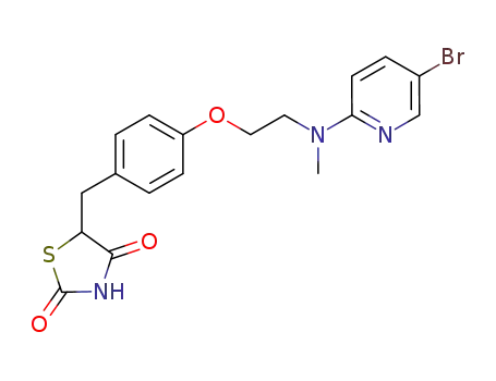 5-(4-{2-[(5-bromo-pyridin-2-yl)-methyl-amino]-ethoxy}-benzyl)-thiazolidine-2,4-dione
