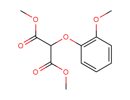 Molecular Structure of 150726-89-9 (Dimethyl 2-(2-methoxyphenoxy)malonate)