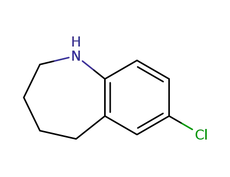 Molecular Structure of 313673-94-8 (7-CHLORO-2,3,4,5-TETRAHYDRO-1H-BENZO[B]AZEPINE HYDROCHLORIDE)