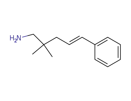 Molecular Structure of 399559-70-7 (4-Penten-1-amine, 2,2-dimethyl-5-phenyl-, (4E)-)