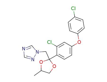 119446-68-3,Difenoconazole,CGA 169374;1H-1,2,4-Triazole,1-[[2-[2-chloro-4-(4- chlorophenoxy)phenyl]-4-methyl-1,3-dioxolan- 2-yl]methyl]-;1-((2-(2-Chloro-4-(4-chlorophenoxy)phenyl)-4-methyl-1,3-dioxolan-2-yl)methyl)-1H-1,2,4-triazole;Difenoconazole 95%TC;Dragon;Score EC 250;Dividend (fungicide);Dividend;Difenoconazol;