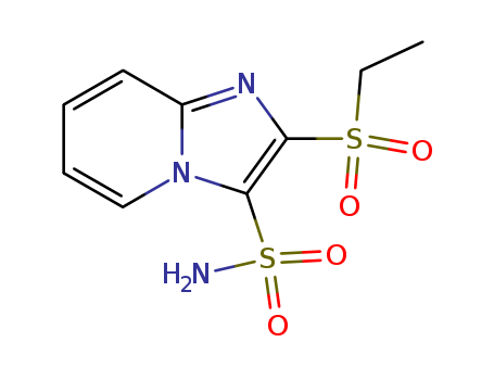 141776-47-8,2-Ethylsulfonylimidazo[1,2-a]pyridine-3-sulfonamide,2-(Ethylsulfonyl)imidazo[1,2-a]pyridine-3-sulfonamide;
