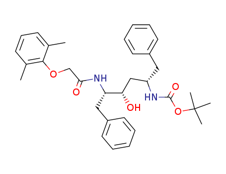 192725-45-4,(2S,3S,5S)-2-(2,6-Dimethylphenoxyacetyl)amino-3-hydroxy-5-(tert-butoxycarbonyl)amino-1,6-diphenylhexane,(2S,3S,5S)-2-(2,6-Dimethylphenoxyacetyl)amino-3-hydroxy-5-(tert-butoxycarbonyl)amino-1,6-diphenylhexane;N-[(1S,3S,4S)-4-[[2-(2,6-DiMethylphenoxy)acetyl]aMino]-3-hydroxy-5-phenyl-1-(phenylMethyl)pentyl]carbaMic Acid 1,1-DiMethylethyl Ester