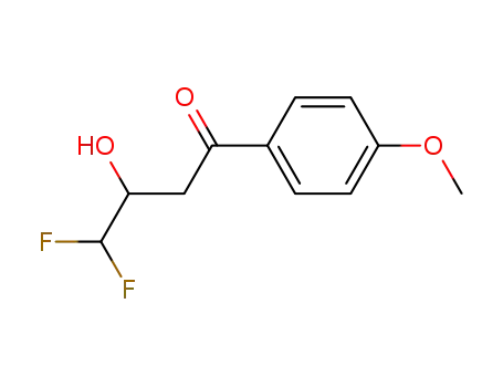 4,4-difluoro-3-hydroxy-1-(4-methoxyphenyl)-1-butanone