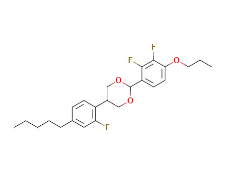 2-(2,3-difluoro-4-propoxy-phenyl)-5-(2-fluoro-4-pentyl-phenyl)-[1,3]dioxane