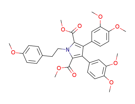 3,4-bis-(3,4-dimethoxy-phenyl)-1-[2-(4-methoxy-phenyl)-ethyl]-1H-pyrrole-2,5-dicarboxylic acid dimethyl ester
