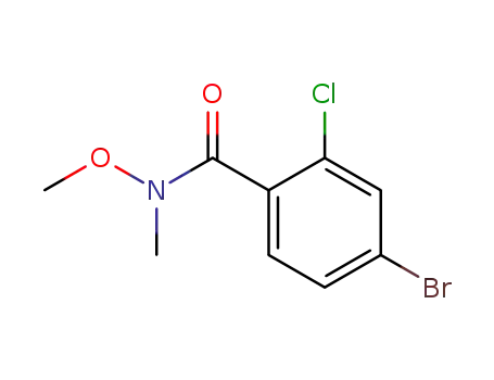 4-bromo-2-chloro-N-methoxy-N-methylbenzamide