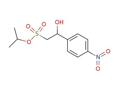 2-hydroxy-2-(4-nitrophenyl)ethanesulfonic acid isopropyl ester