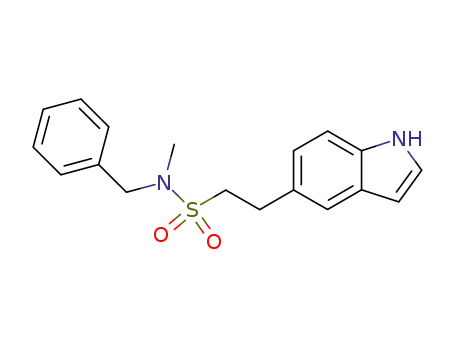 N-benzyl-2-(1H-indole-5-yl)-N-methylethane-1-sulfonamide
