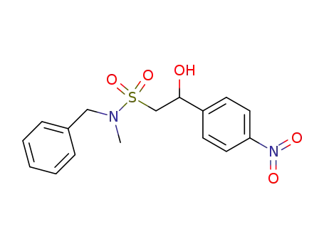 2-hydroxy-2-(4-nitrophenyl)ethanesulfonic acid benzylmethylamide