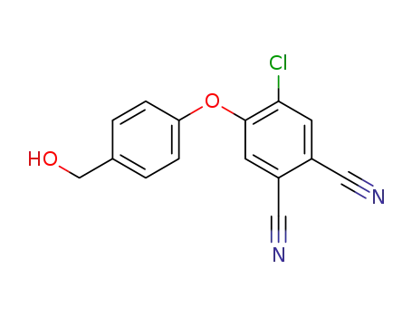 4-chloro-5-[4-(hydroxymethyl)phenoxy]phthalonitrile