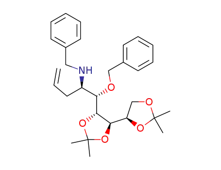 (4R,5S,6R,7R,8R)-N4-benzyl-5-benzyloxy-6,7:8,9-di-O-isopropylidene-1-nonene