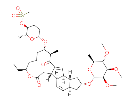 (4''S)-4''-desdimethylamino-4''-(methanesulfonyloxy)spinosyn A