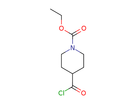 1-Piperidinecarboxylic acid, 4-(chlorocarbonyl)-, ethyl ester