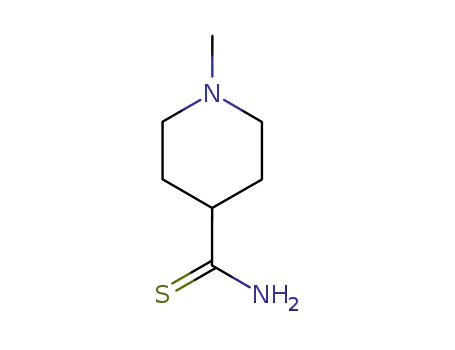 Molecular Structure of 88654-17-5 (1-methylpiperidine-4-carbothioamide)