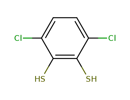 Molecular Structure of 87314-49-6 (3 6-DICHLORO-1 2-BENZENEDITHIOL  95)